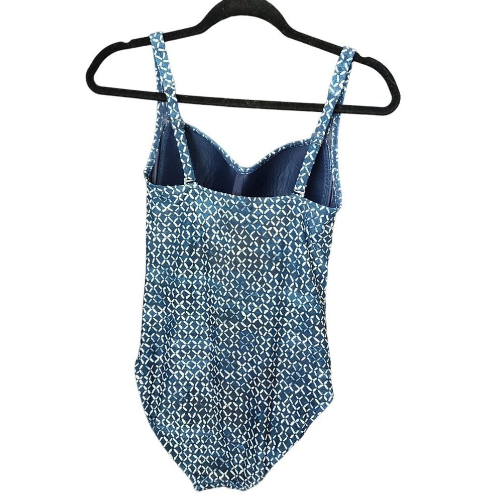 Nip Tuck Nautical Foil Twist Front Tummy Control … - image 6